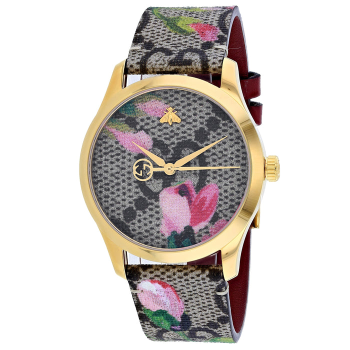 Gucci Women's G-Timeless Brown Dial Watch - YA1264038