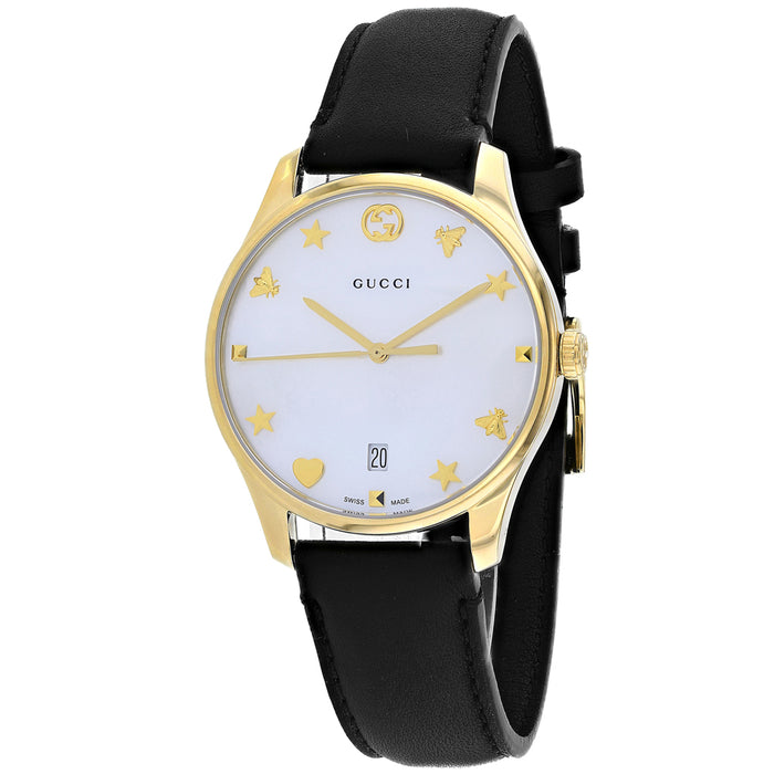 Gucci Women's G-Timeless Mother of Pearl Dial Watch - YA1264044