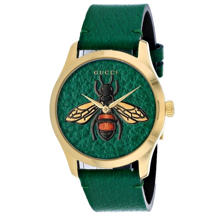 Gucci Women's G-Timeless Green Dial Watch - YA1264065A