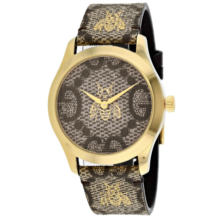 Gucci Women's G-Timeless Beige Dial Watch - YA1264068A
