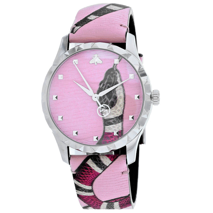 Gucci Women's Le Marche Des Merveilles Pink Dial Watch - YA1264083