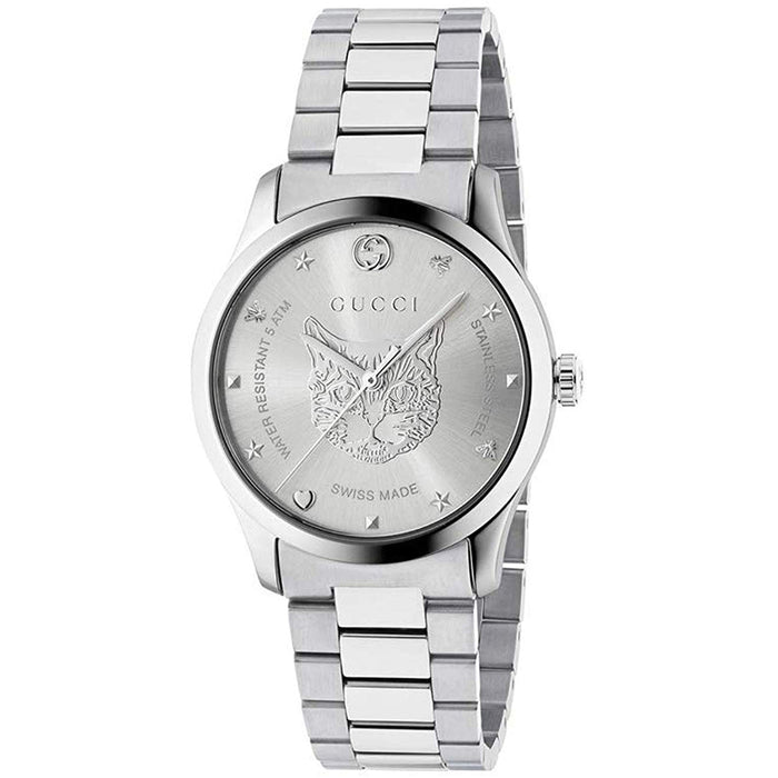 Gucci Men's G-Timeless Silver Watch - YA1264095
