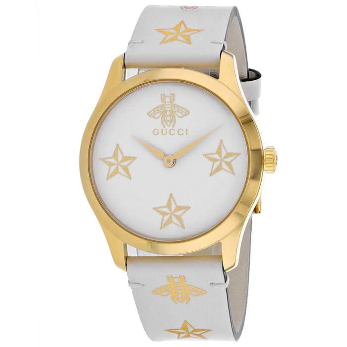 Gucci Men's G-Timeless White Dial Watch - YA1264096