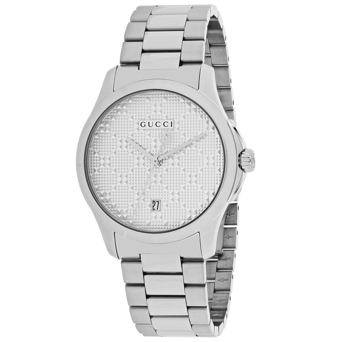 Gucci Women's G-Timeless Silver Dial Watch - YA126459