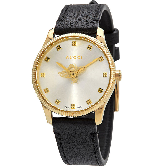 Gucci Women's G-Timeless Silver Dial Watch - YA1265023