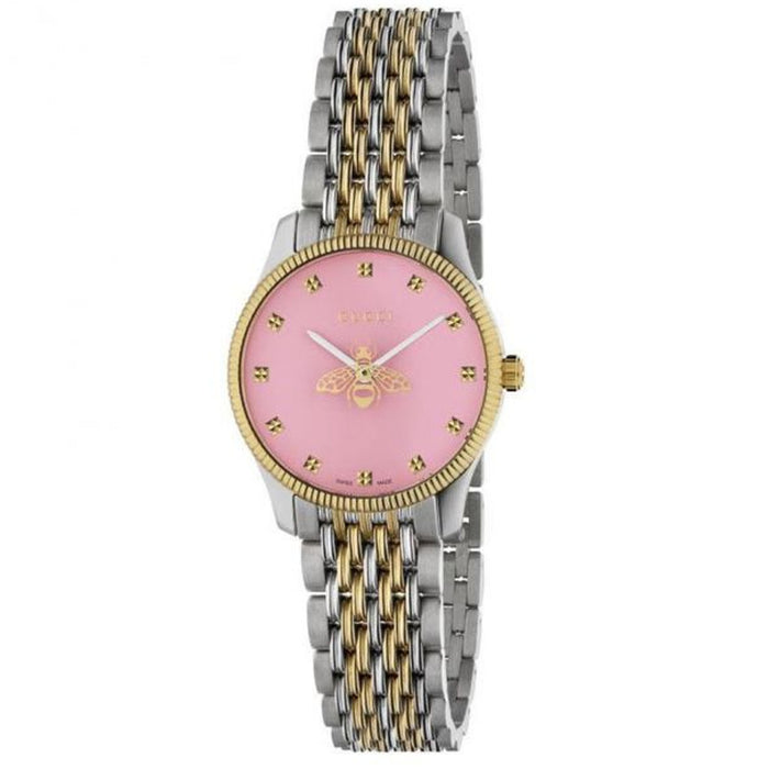 Gucci Women's G-Timeless Pink Dial Watch - YA1265030
