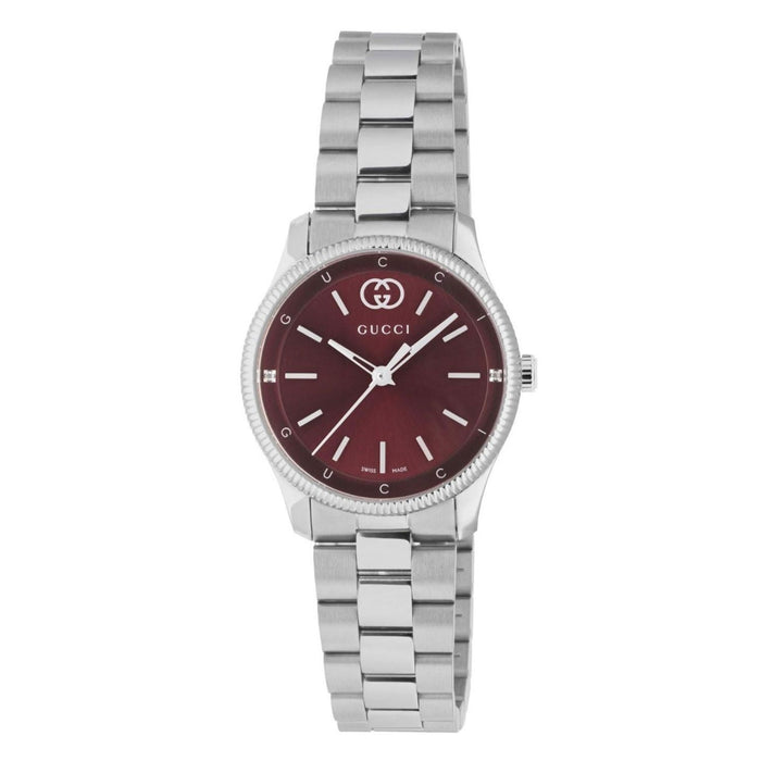 Gucci Women's Classic Red Dial Watch - YA1265069