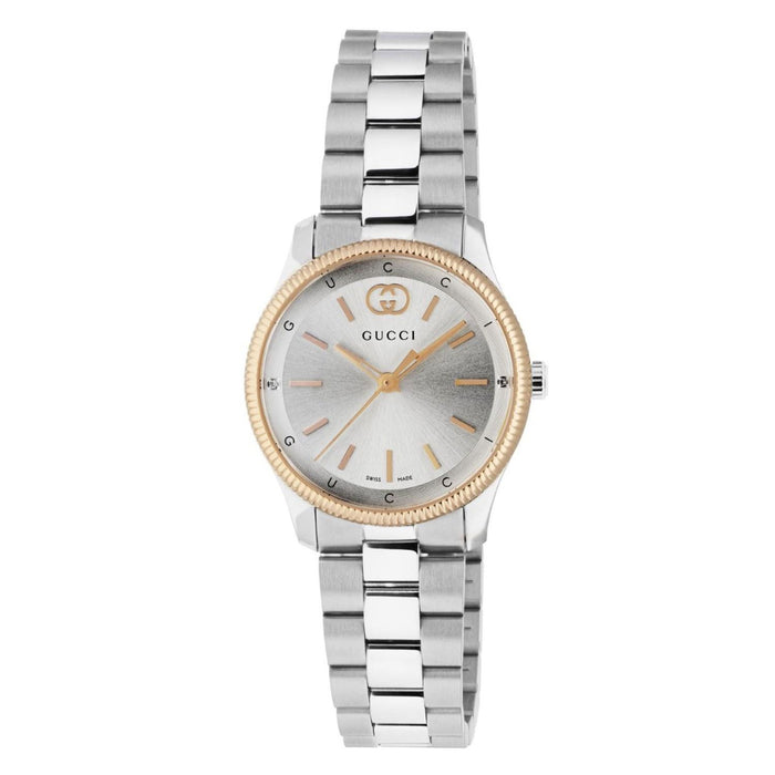 Gucci Women's Classic Silver Dial Watch - YA1265070