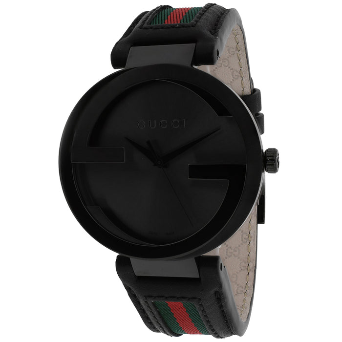 Gucci Men's Interlocking Grey Dial Watch - YA133206