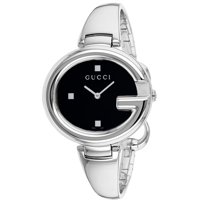 Gucci Women's Guccissima Black Dial Watch - YA134301