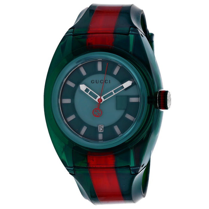 Gucci Men's Sync XXL Green Dial Watch - YA137113