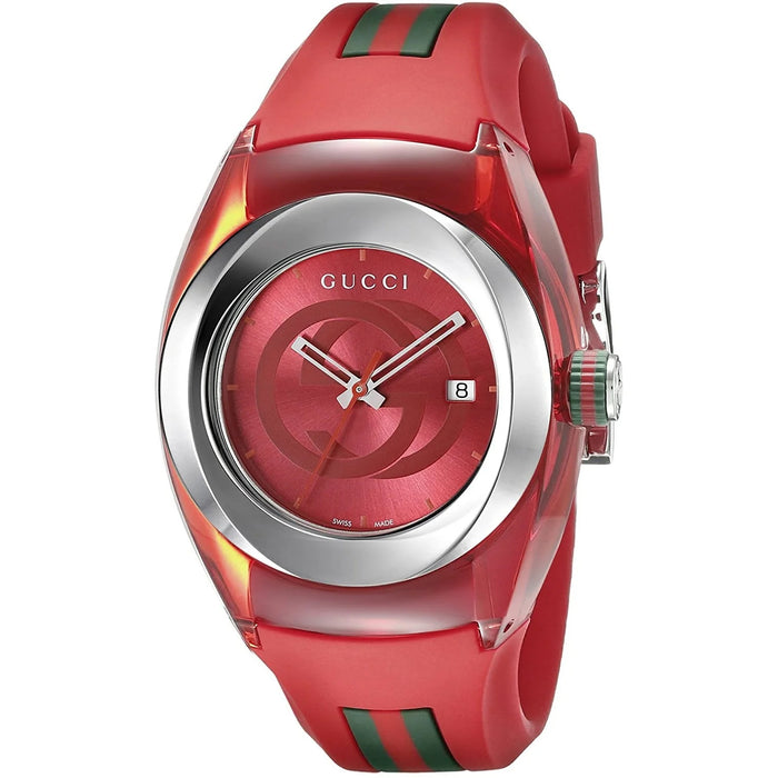 Gucci Women's Sync Red Dial Watch - YA137303