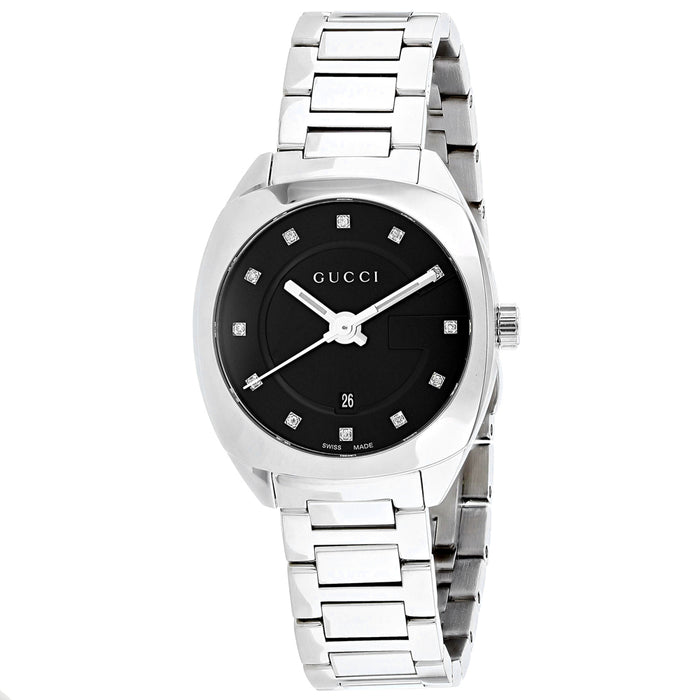 Gucci Women's GG2570 Black Dial Watch - YA142503