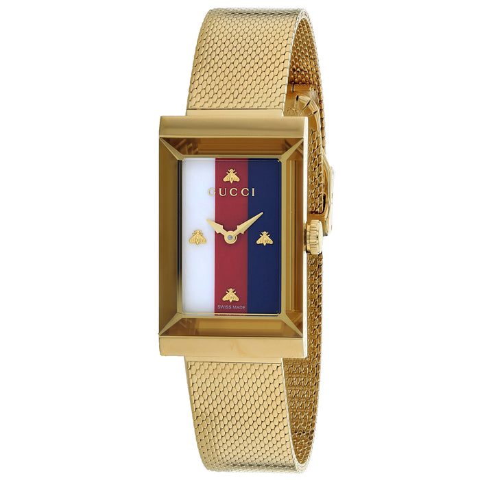 Gucci Women's G-Frame Multi color Dial Watch - YA147410