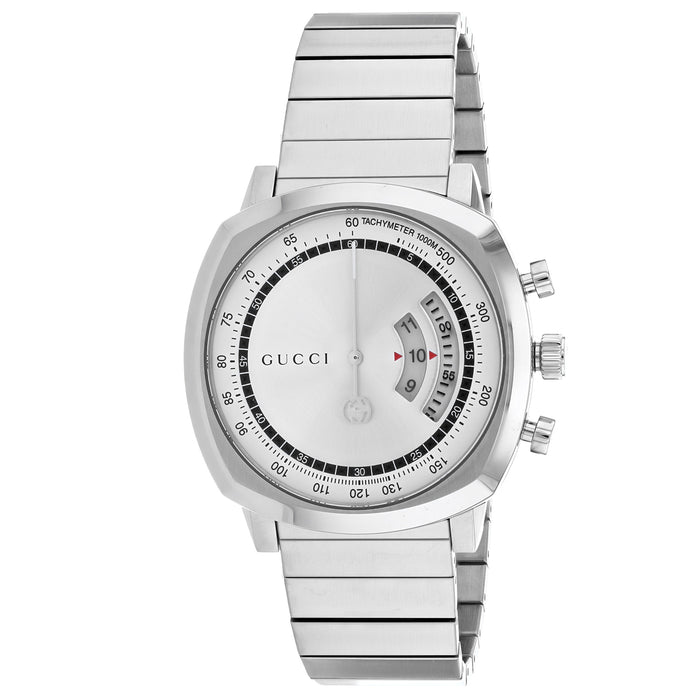 Gucci Men's Grip Black Dial Watch - YA157302