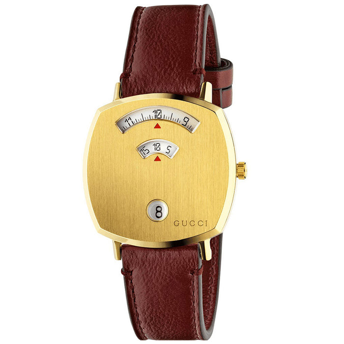 Gucci Men's Grip Gold Dial Watch - YA157405
