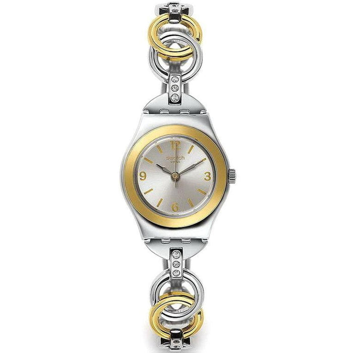 Swatch Women's Ring Bling Grey Dial Watch - YSS286G