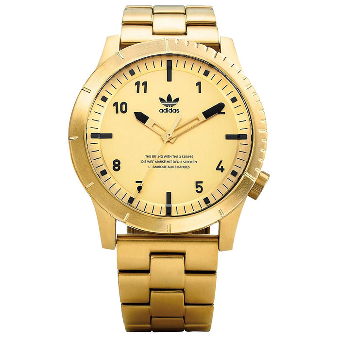 Adidas Men's Cypher M1 Gold Dial Watch - Z03-510