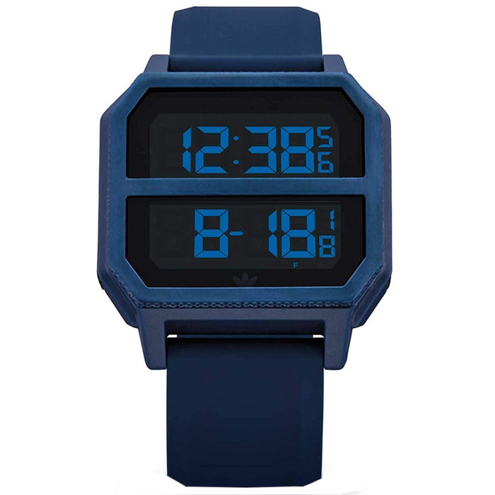 Adidas Men's Archive R2 Blue Dial Watch - Z16-605