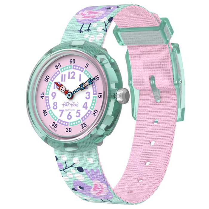 Swatch Girls's Flik Flak White Dial Watch - ZFBNP249