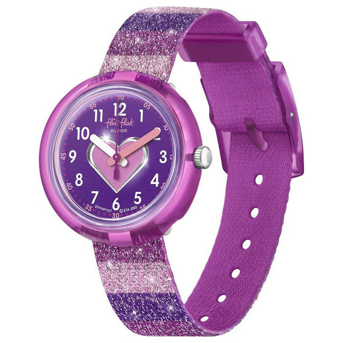 Swatch Girls's Flik Flak Purple Dial Watch - ZFPNP127