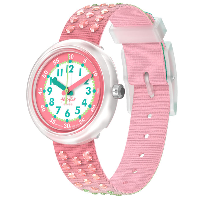 Swatch Girls's Flik Flak Pink Dial Watch - ZFPNP179