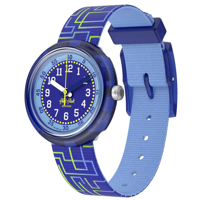 Swatch Boys's Flik Flak Blue Dial Watch - ZFPNP182